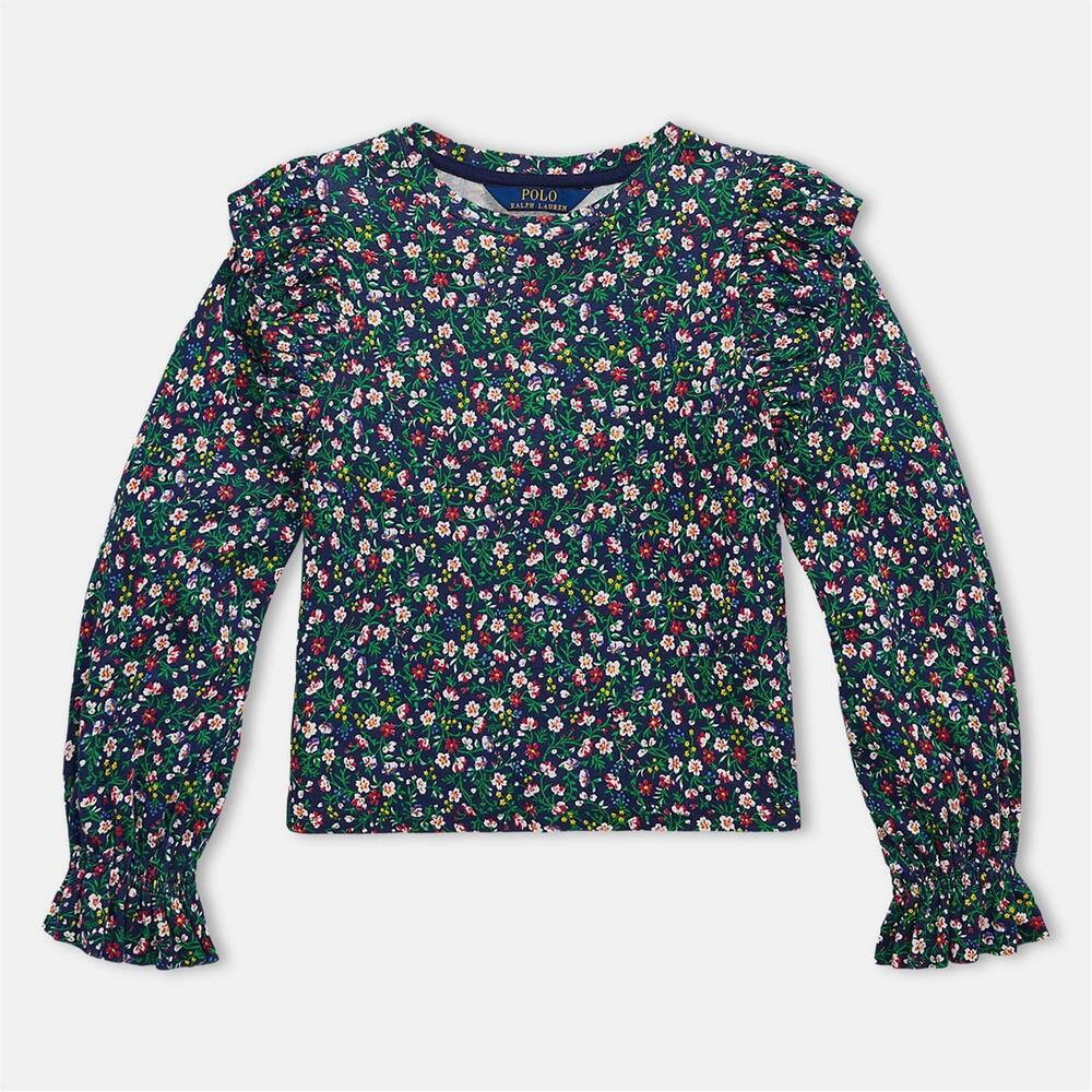 POLO RALPH LAUREN Floral Ruffled Top
